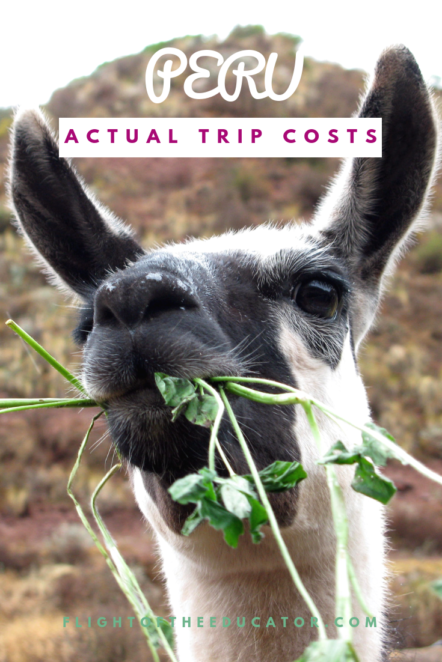If you're going to travel to Peru in South America, then you need to know the costs! #Peru #SouthAmerica #MachuPicchu #travel