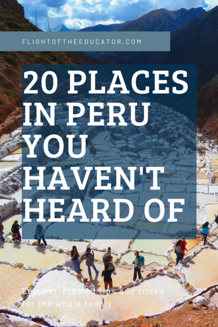 Peru has more than Machu Picchu to see! Down in South America is a world of wonders with mountains, jungles, deserts, rivers and more! #SouthAmerica # Peru #MachuPicchu #Andes