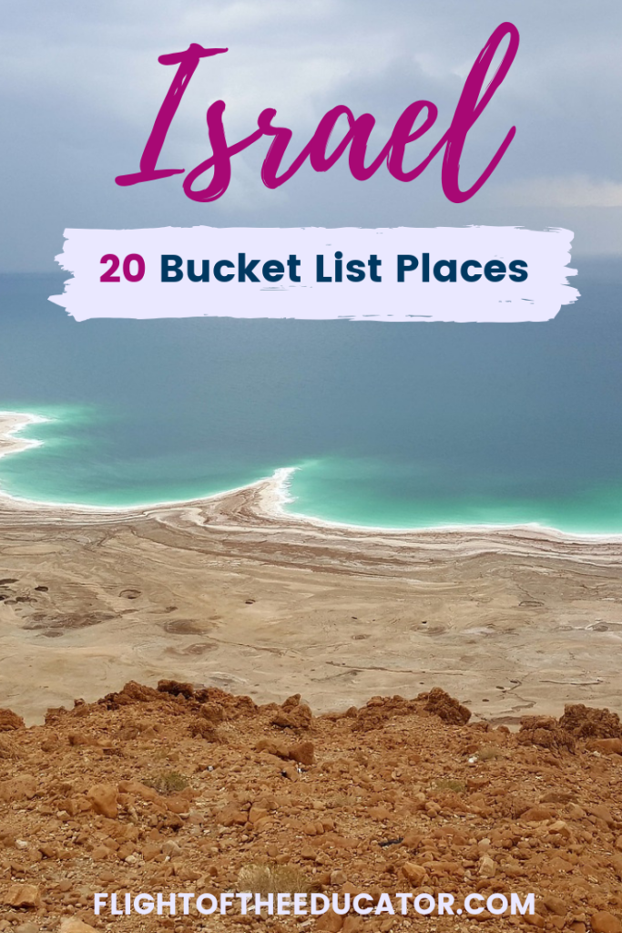 Is Israel on your bucket list? You have come to the right place! Check out this list of 20 places that you will want to add to your food and travel itinerary. It includes Jerusalem and Tel Aviv, but also so much more! Plan your trip today and then you can figure out what to wear! #israel #middleeasttravel #israeltrip